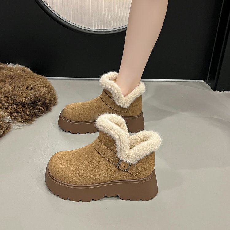 Street Fashion Online - Winter Mode Dicken Boden frauen Schnee