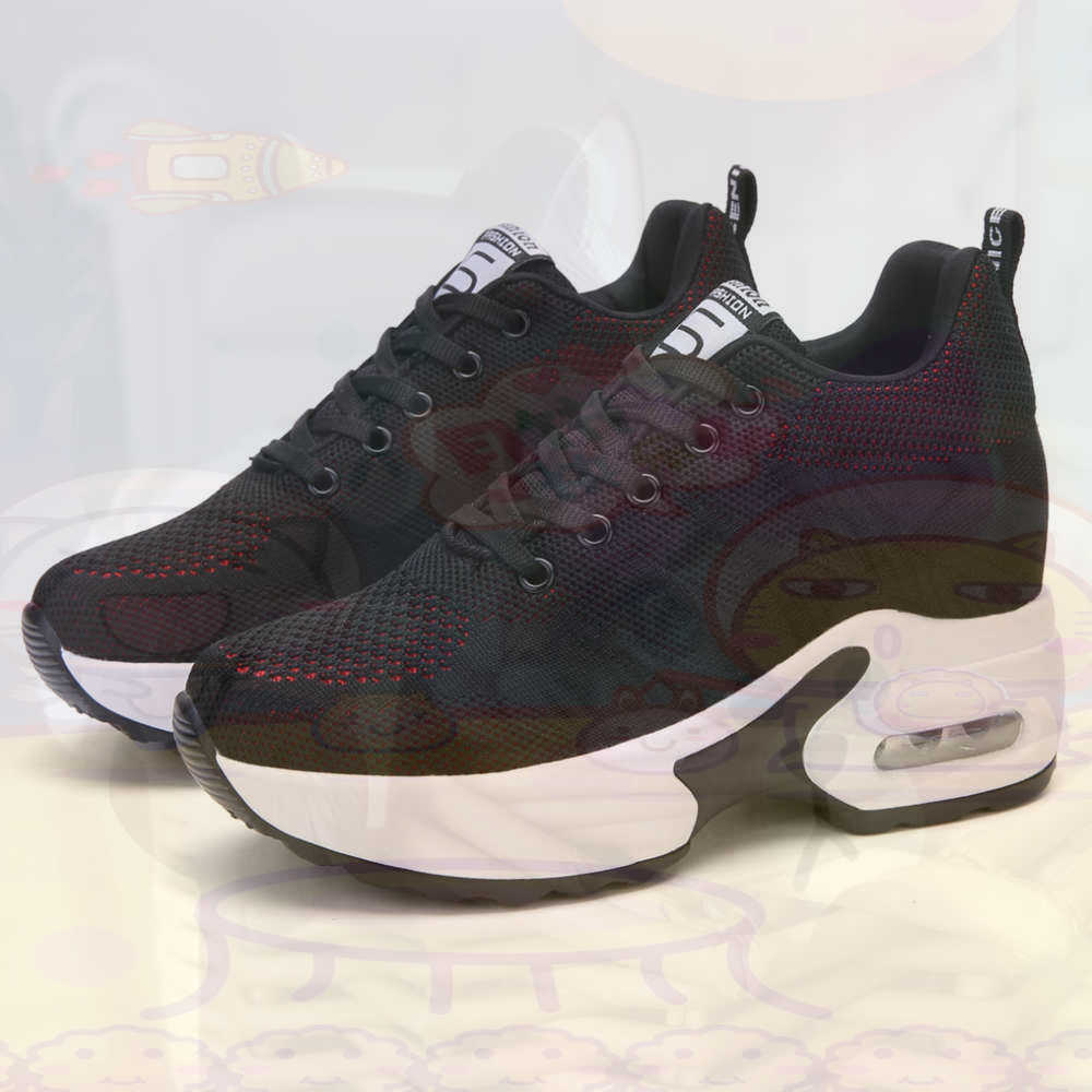 Street Fashion Walking - Rote Größe 36, Schuhe für Damen,