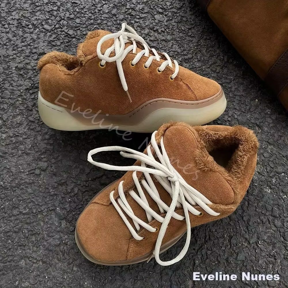Street Fashion Online - Wintermode Lässige Flache Stiefeletten für Damen/Herren