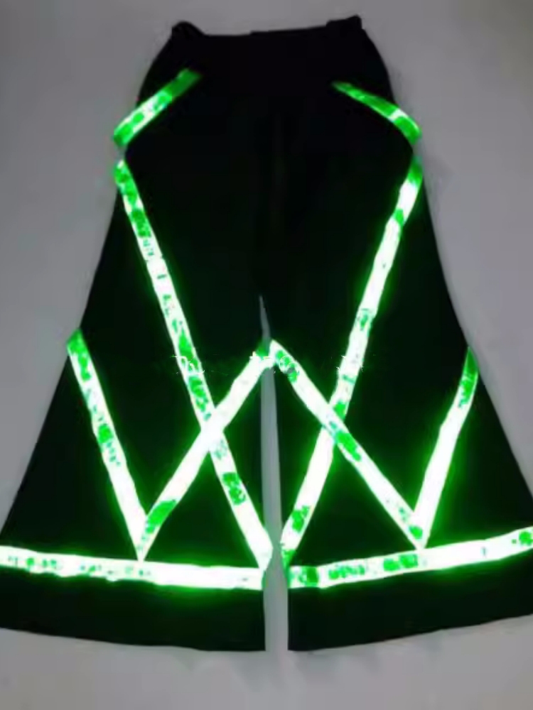 Street Fashion Japan 2025 - Ghost Dance Hosen Reflektierende Shuffle Tanzen