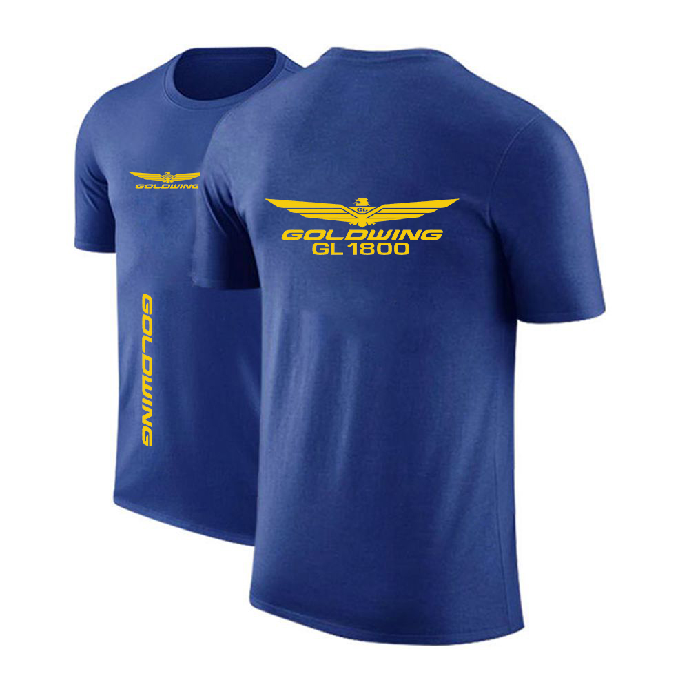 Street Fashion Japan 2025 - 2025, Sommer-Männer-High-Street-Trend-T-Shirt Goldwing GL1800, japanische Motorräder,