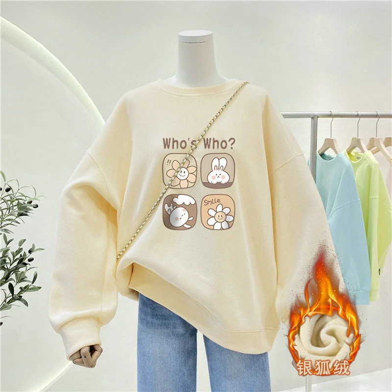 Damen-Sweatshirt im Lazy-Style – Oversized Crewneck Fleece Bewertung und Preis