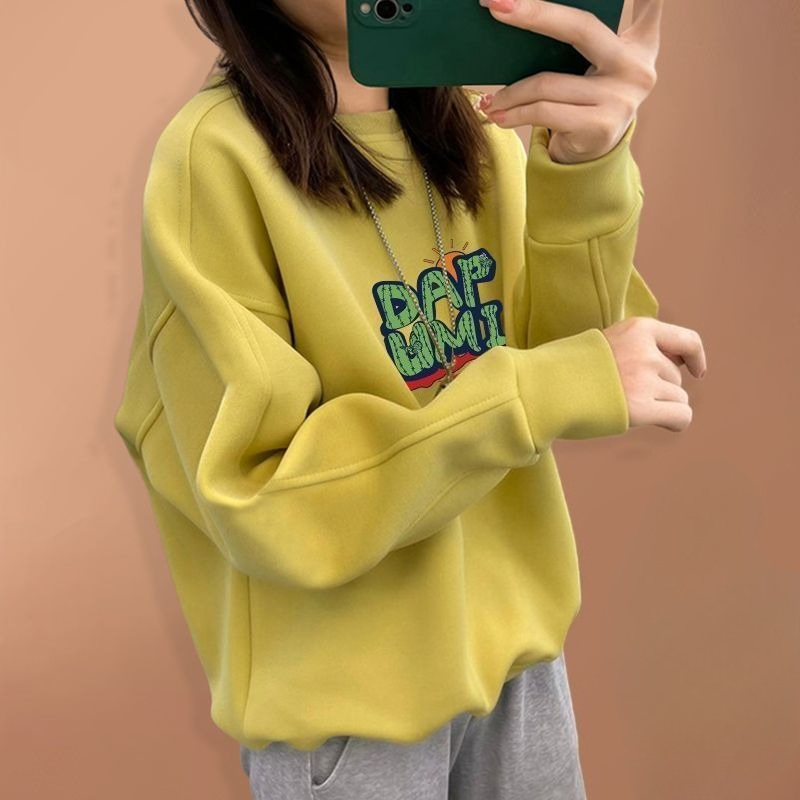 2026 Herbst Winter Übergroßer  – Oversized Crewneck Fleece Bewertung und Preis