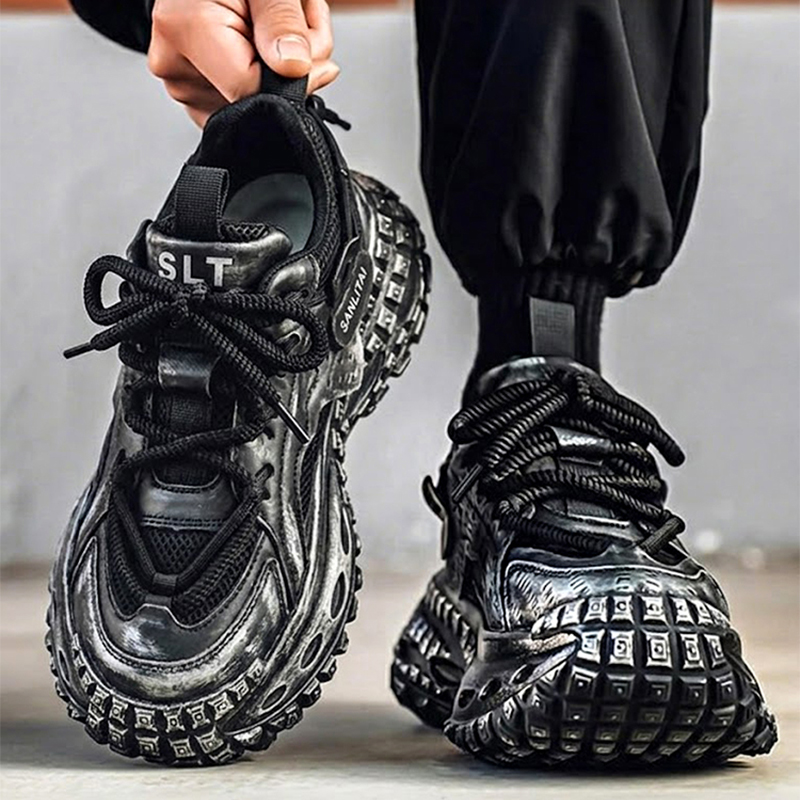 Übergroße Herren Mesh Chunky D – Street Fashion Walking Bewertung und Preis