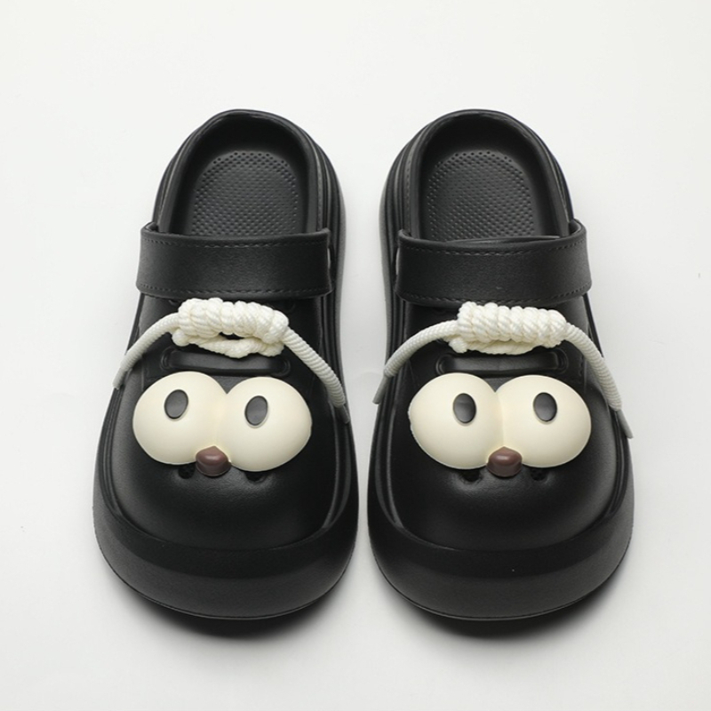 Süße DIY Big-Eyes-Mode-Clogs f – Street Fashion Walking Bewertung und Preis