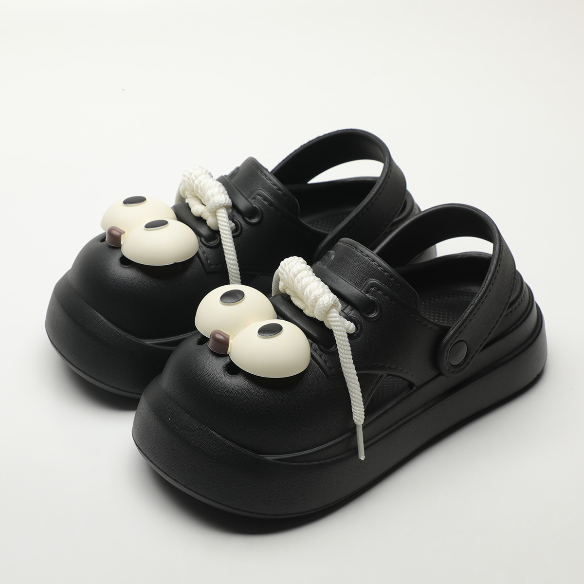 Süße DIY Big-Eyes-Mode-Clogs f – Street Fashion Walking Bewertung und Preis