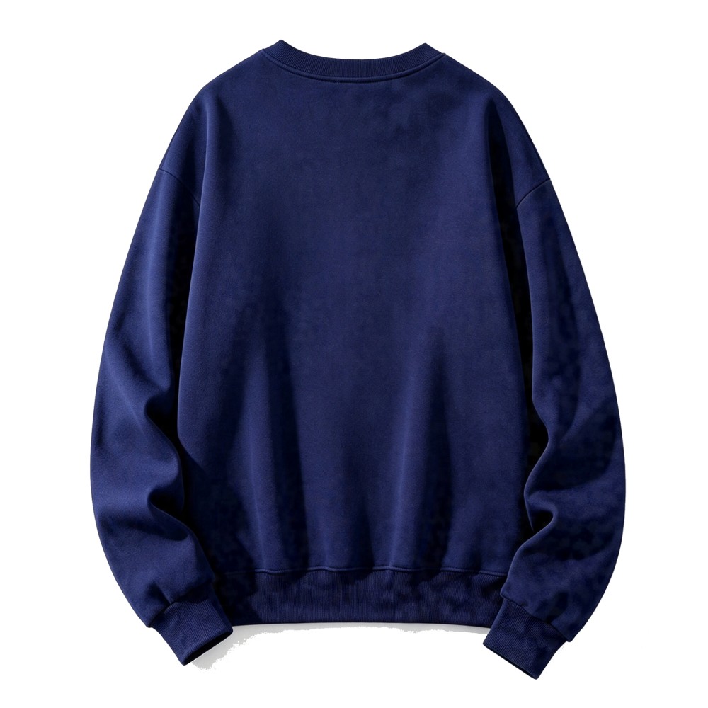 Herbstliche warme, einfarbige  – Oversized Crewneck Fleece Bewertung und Preis