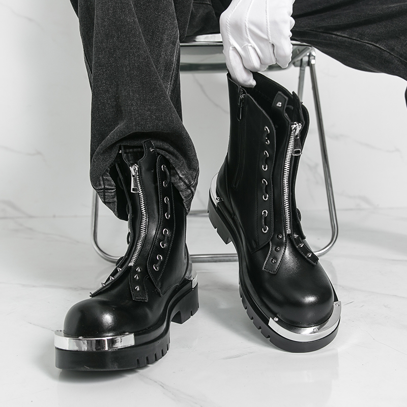 Herrenstiefel mit dicken Sohle – Street Fashion Walking Bewertung und Preis