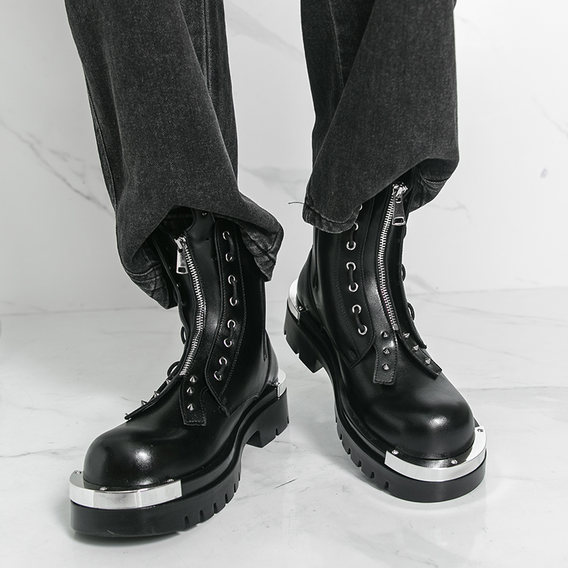 Herrenstiefel mit dicken Sohle – Street Fashion Walking Bewertung und Preis