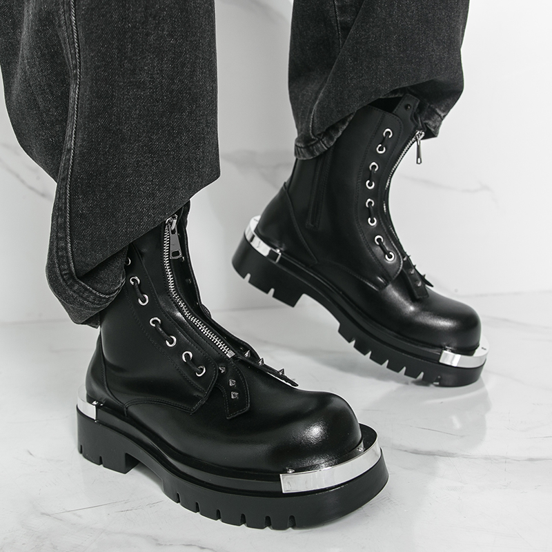 Herrenstiefel mit dicken Sohle – Street Fashion Walking Bewertung und Preis
